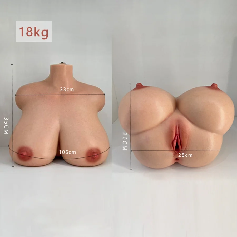 Gianna: 18 kg 3-in-1 Silicone Torso with Gel Breasts & Dual Tunnels