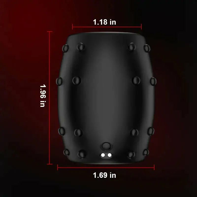 PR2: Wearable Vibrating Cock Ring with Textured Penis Sleeve