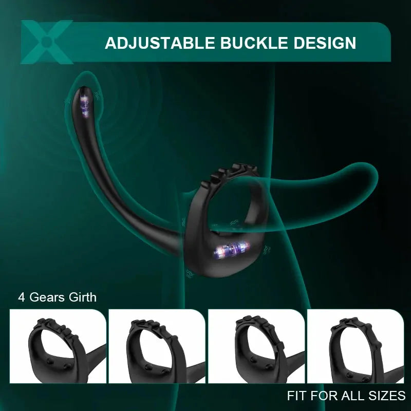 PR4: Remote-Controlled Cock Ring and 3-in-1 Prostate Massager