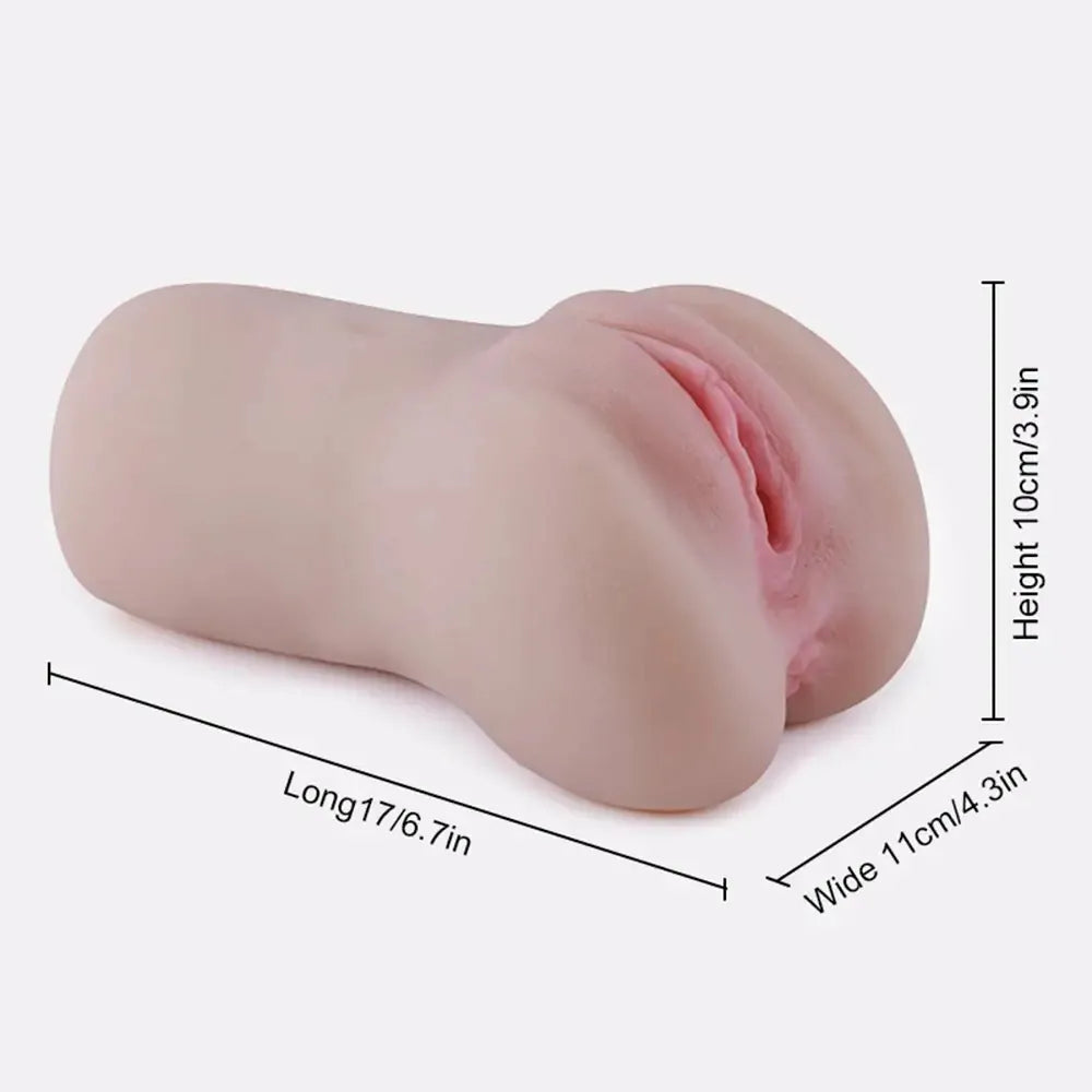 Fever – 6.7-Inch Dual-Channel TPE Fake Pussy, 1.1 kg