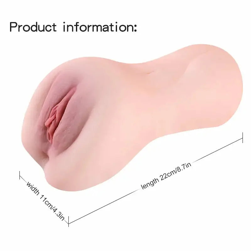 Lulu – 8.7-Inch Extra-Tight TPE Fake Pussy, 1.1 kg