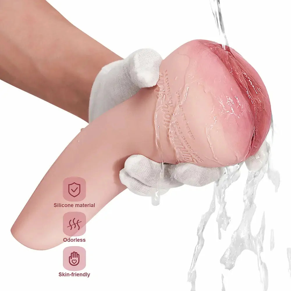Dawn – 9.65-Inch Silicone Fake Vagina with Deep 6.8-Inch Tunnel