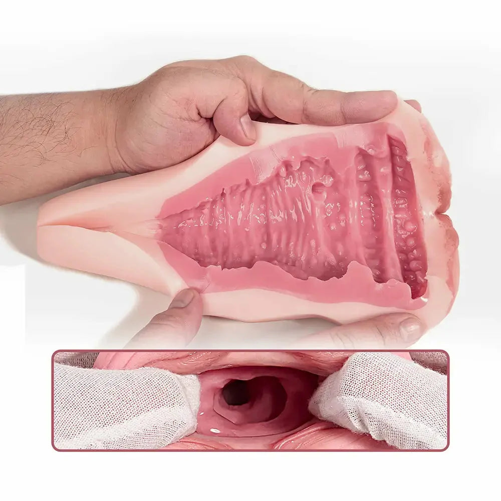 Dawn – 9.65-Inch Silicone Fake Vagina with Deep 6.8-Inch Tunnel