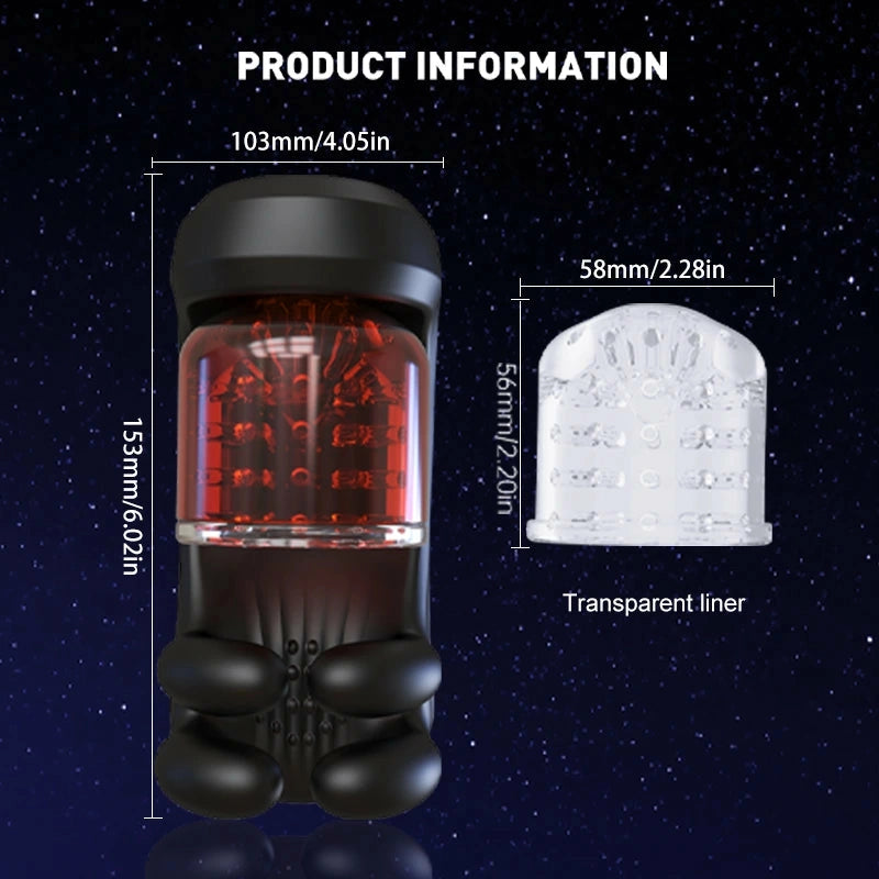 XG10: Male Glans Trainer with 9 Bite, Rotation & Vibration Modes