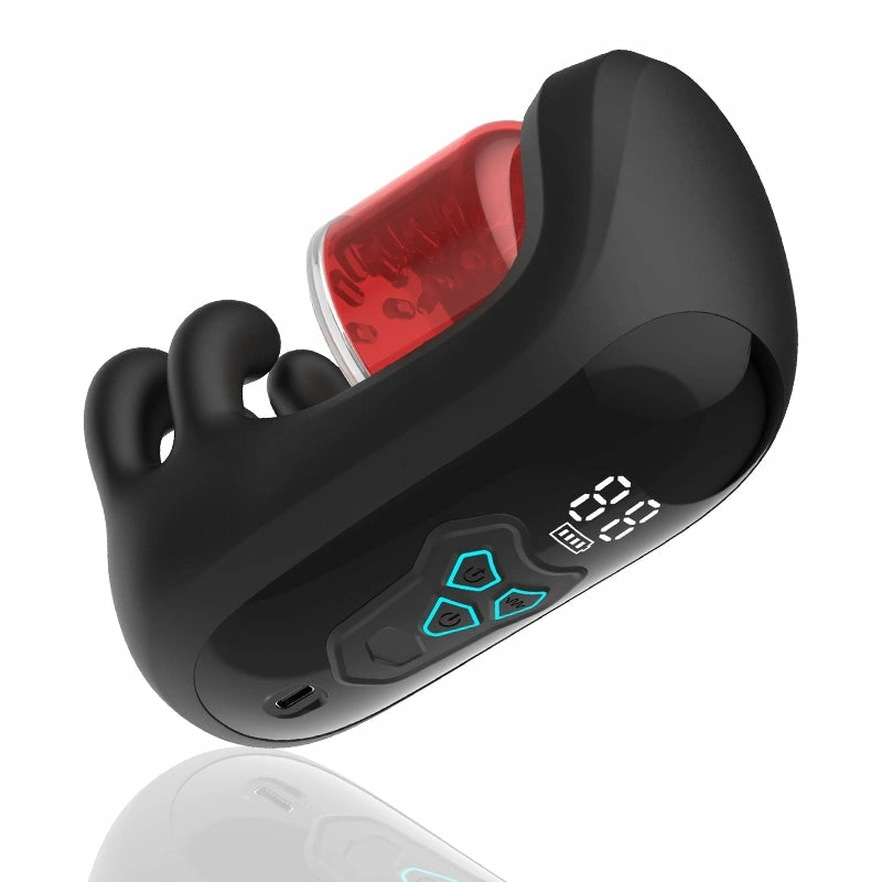 XG10: Male Glans Trainer with 9 Bite, Rotation & Vibration Modes