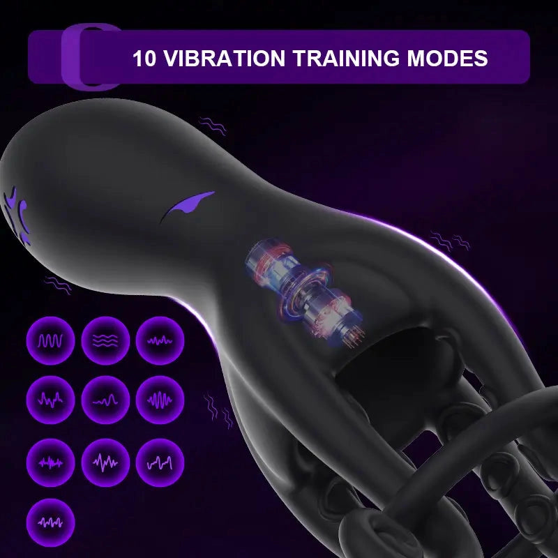 XG11: Octopus Male Glans Trainer with 10 Vibration Modes