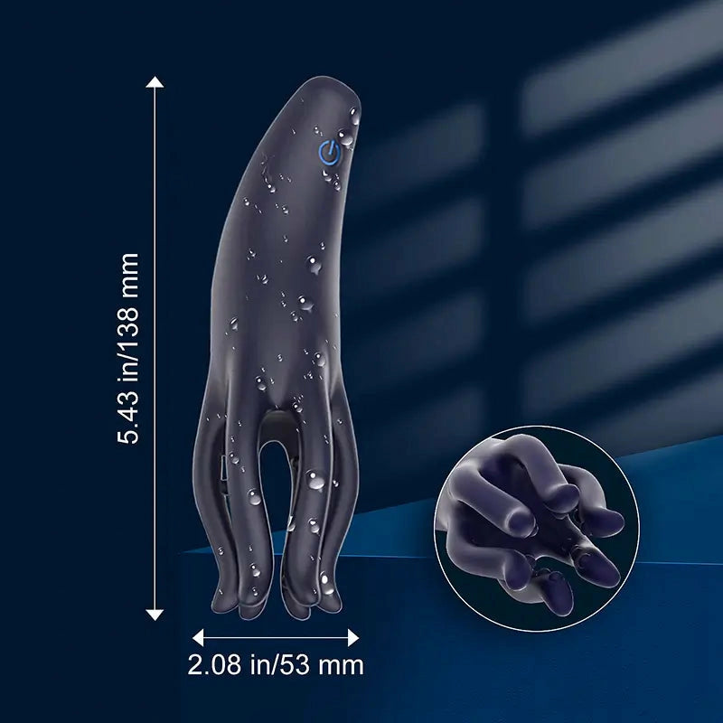 XG17: Monster Tentacle Penis Glans Vibrator with 10 Modes