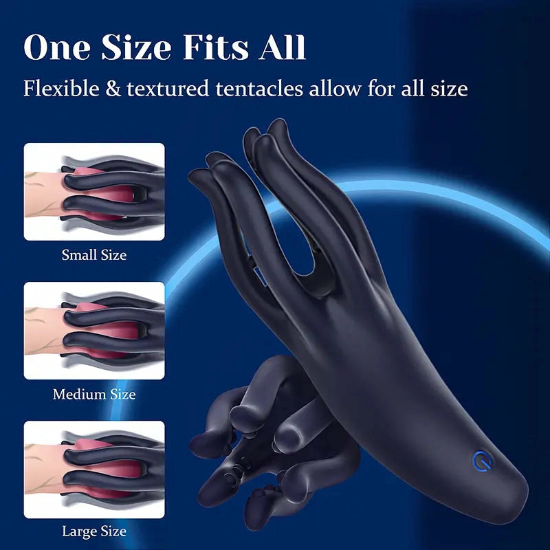 XG17: Monster Tentacle Penis Glans Vibrator with 10 Modes