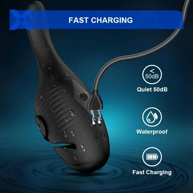 XG2: Dual-Motor Glans Trainer with 10 Vibration Modes & Adjustable Buckle