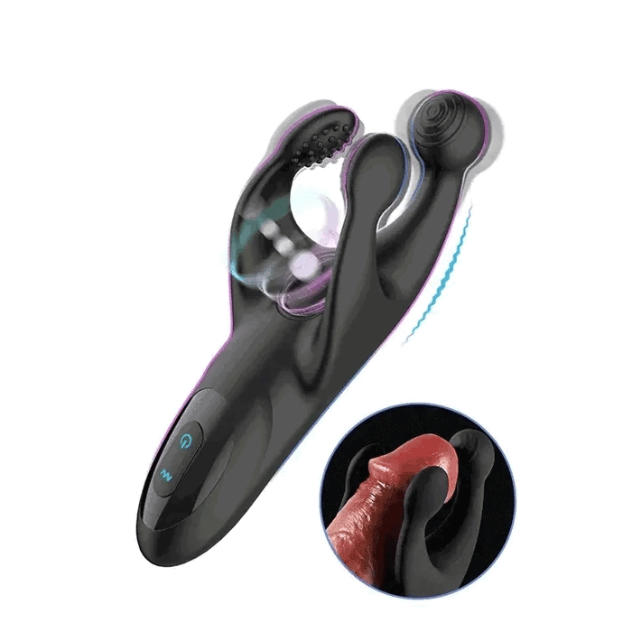 XG9: Portable Penis Head Stimulator with 20 Patting & Vibration Modes