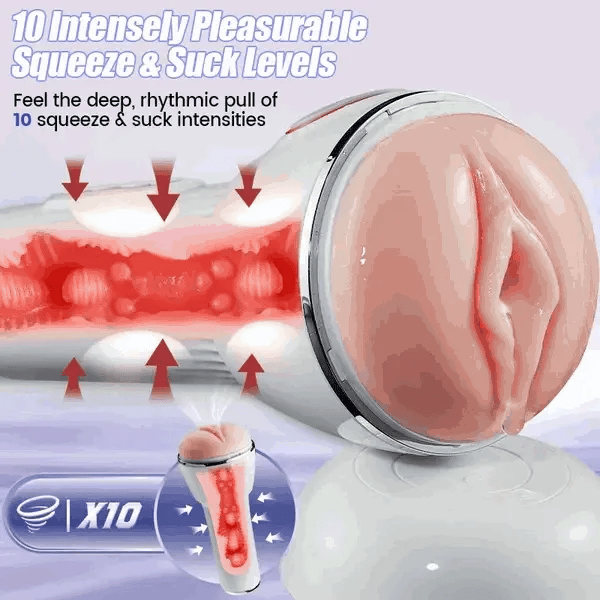 Leten Hatano Yui IV: Male Masturbator with Lifelike Sleeve Suction