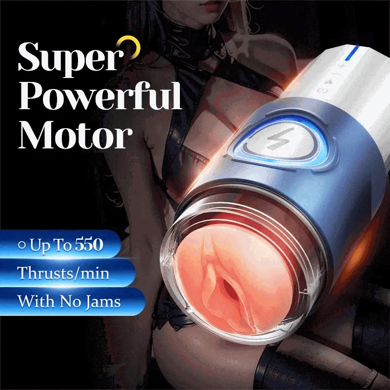 XT8: Male Stroker with Infrared Heat, 550 SPM Thrusting & 3D Sleeve
