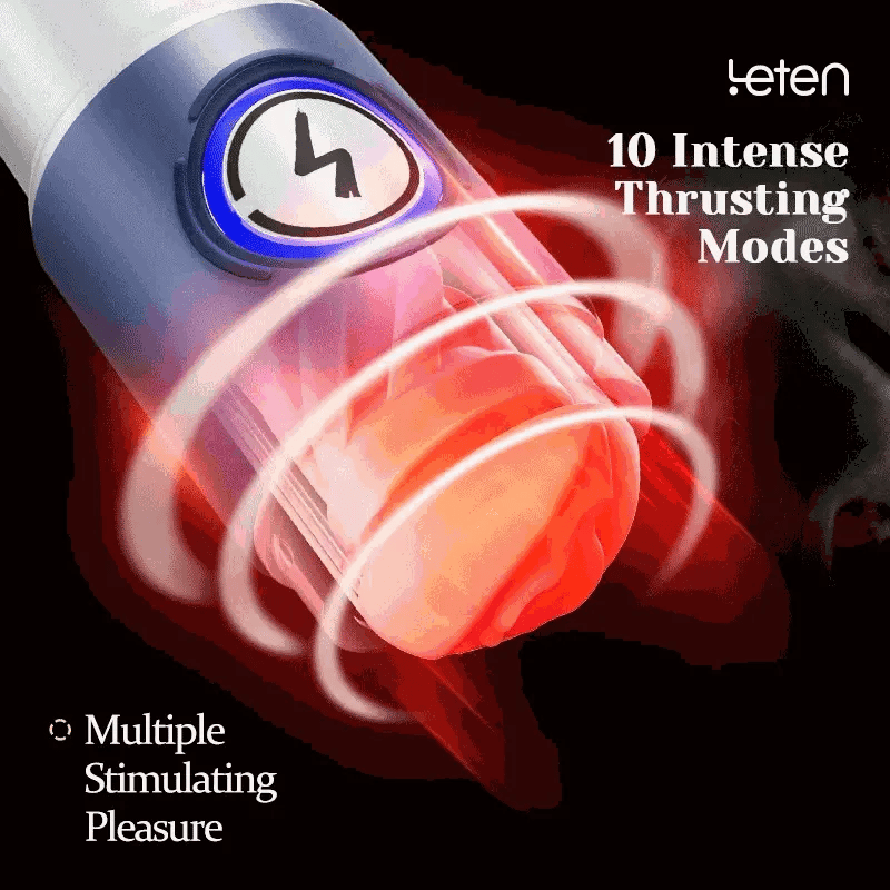 XT8: Male Stroker with Infrared Heat, 550 SPM Thrusting & 3D Sleeve