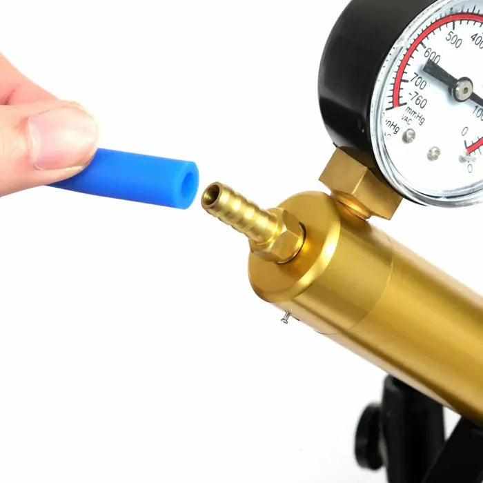 LuxaMax Manual Penis Pump with Pressure Gauge & Optional Sizes
