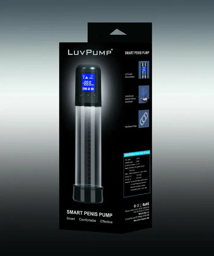 Smart Automatic Penis Pump with 5 Suction Levels & 6 Rhythmic Modes