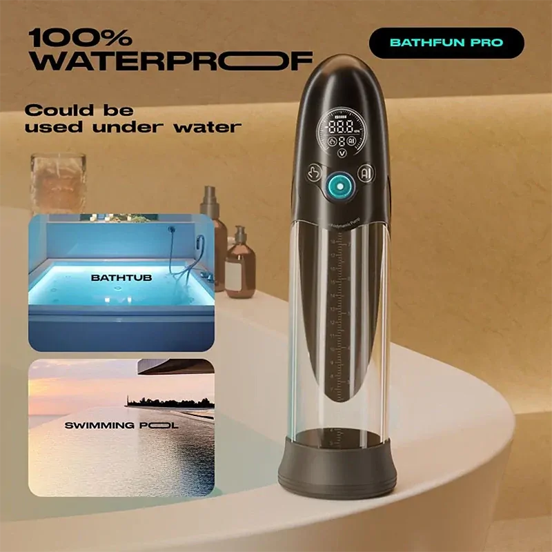 LuvPump Bathfun Pro: Smart Water Therapy Penis Pump