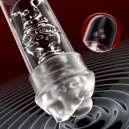 XP10: Penis Trainer & Stroker with 9 Vibes, 3 Suction Modes & Spiral Massage