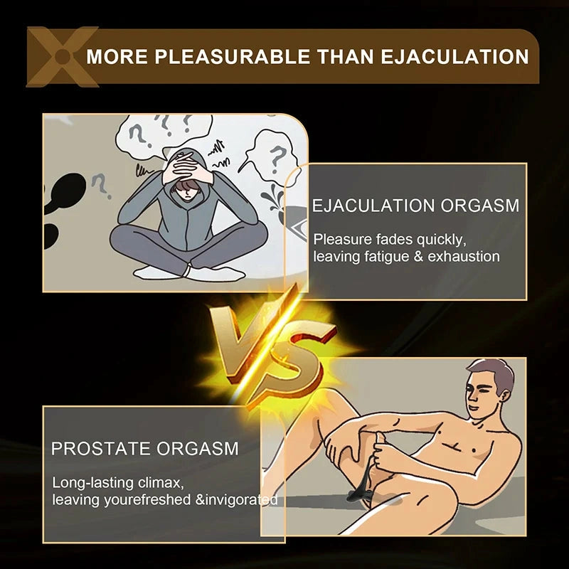 PM1: Leten Raptor Prostate Massager with Hollow Vibration Channel