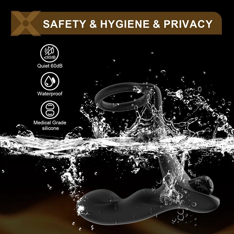 PM1: Leten Raptor Prostate Massager with Hollow Vibration Channel