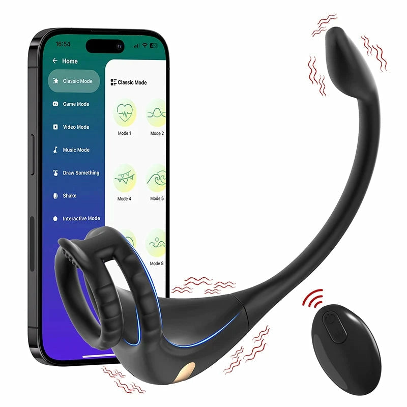 PM2: 3-in-1 Dual-Motor Prostate Massager with App/Remote Control