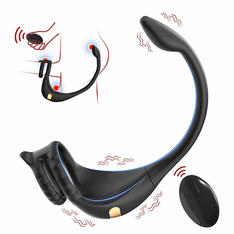 PM2: 3-in-1 Dual-Motor Prostate Massager with App/Remote Control