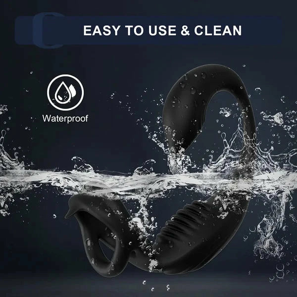 PM5: Ribbed Dual-Motor Prostate Massager with Wireless Remote