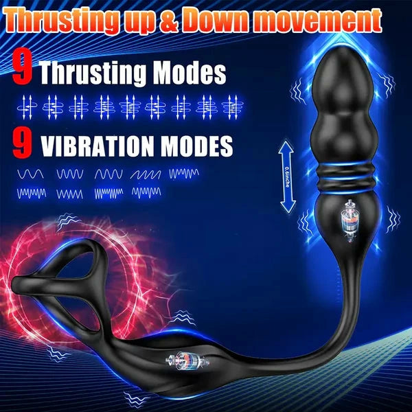 PM6: Thrusting and Vibrating Prostate Massager with Wireless Remote