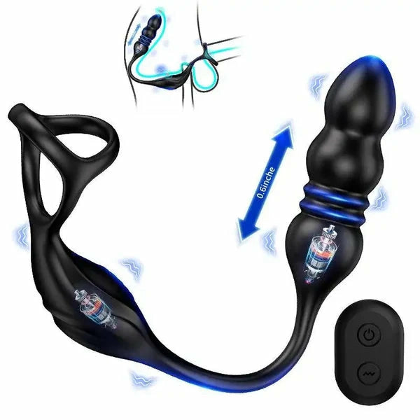 PM6: Thrusting and Vibrating Prostate Massager with Wireless Remote