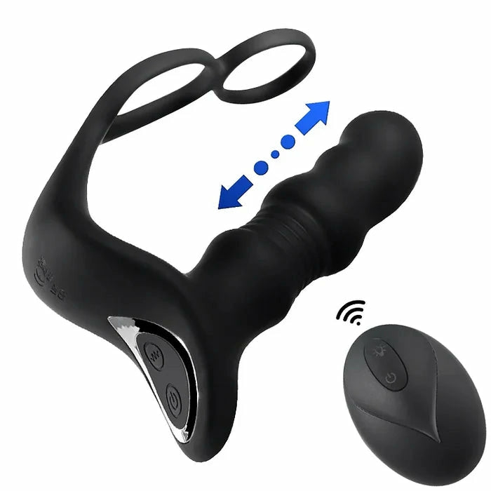 PM9: Thrusting and Vibrating Prostate Massager with Wireless Remote