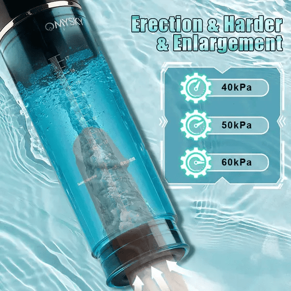 XP6: Electric Water Penis Pump with 6 Suction Modes & LED Display