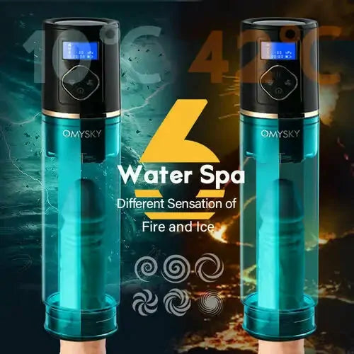 XP6: Electric Water Penis Pump with 6 Suction Modes & LED Display
