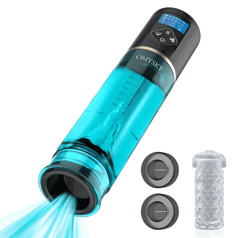 XP6: Electric Water Penis Pump with 6 Suction Modes & LED Display
