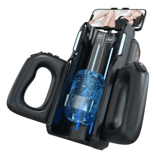 XT5: Auto Masturbator with 700 SPM Motor, Dual Sleeves & Phone Holder