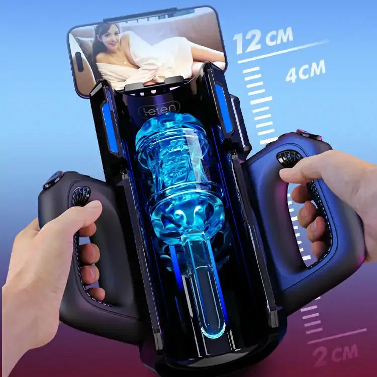 XT5: Auto Masturbator with 700 SPM Motor, Dual Sleeves & Phone Holder
