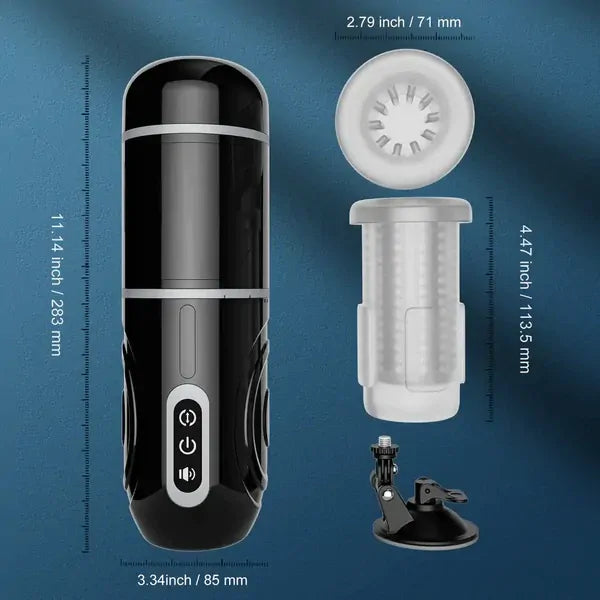 XR12: Blowjob Machine with Thrusting, Rotation & Suction Base