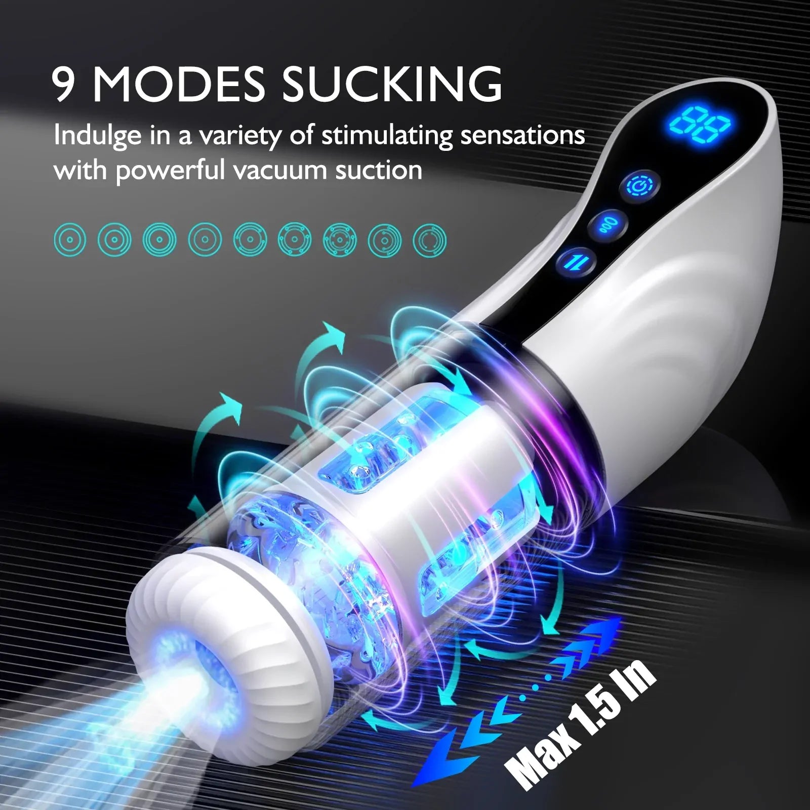 XS17: Blowjob Machine with Sucking, Rotating & Thrusting Modes