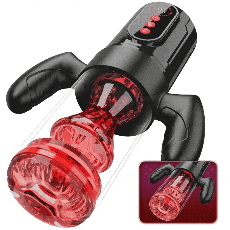 XS5: Blowjob Machine with Sucking, Rotating, Thrusting & Handle