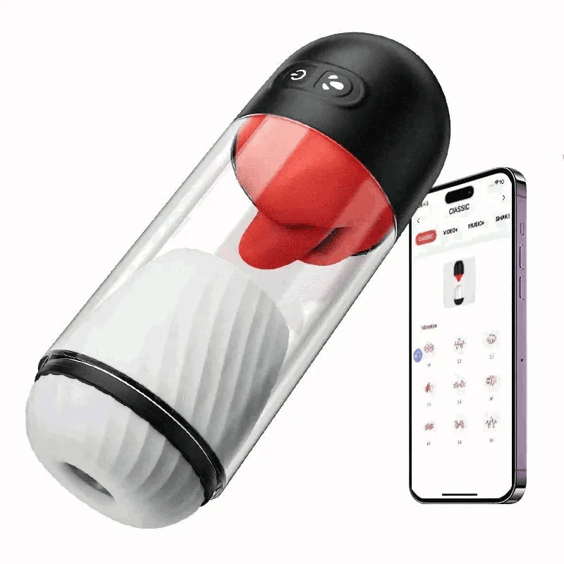 XR10: Blowjob Machine with App Control, Tongue & Fully Waterproof