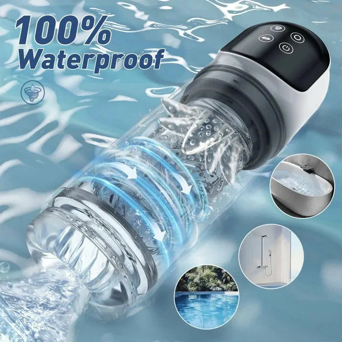 XR3 Plus: Blowjob Machine with Suction Rotation & Fully Waterproof