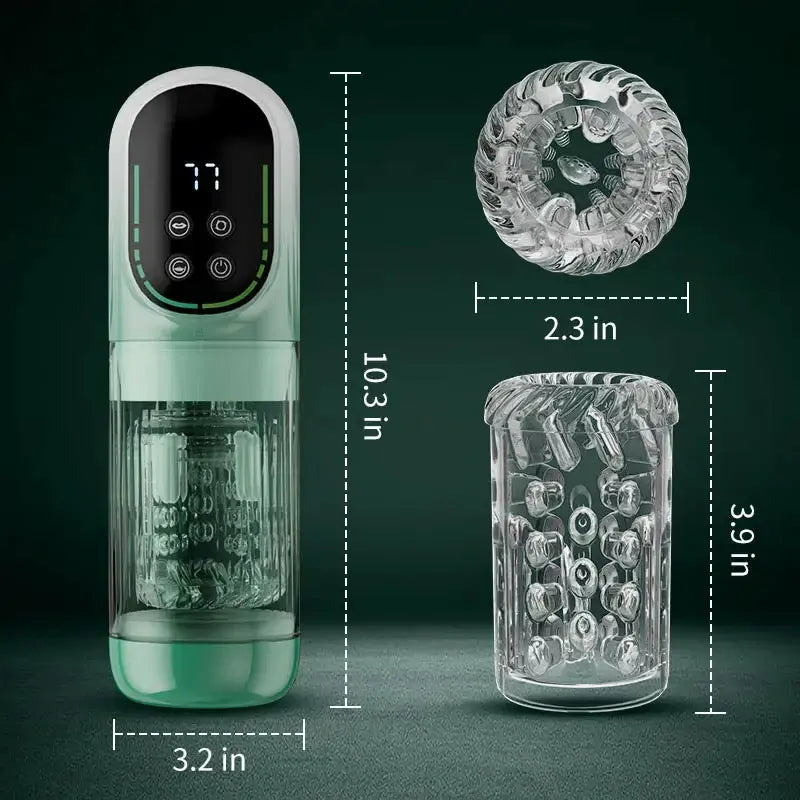 XR4: Blowjob Machine 5 in 1 Sucking Rotating Thrusting Vibrating Waterproof