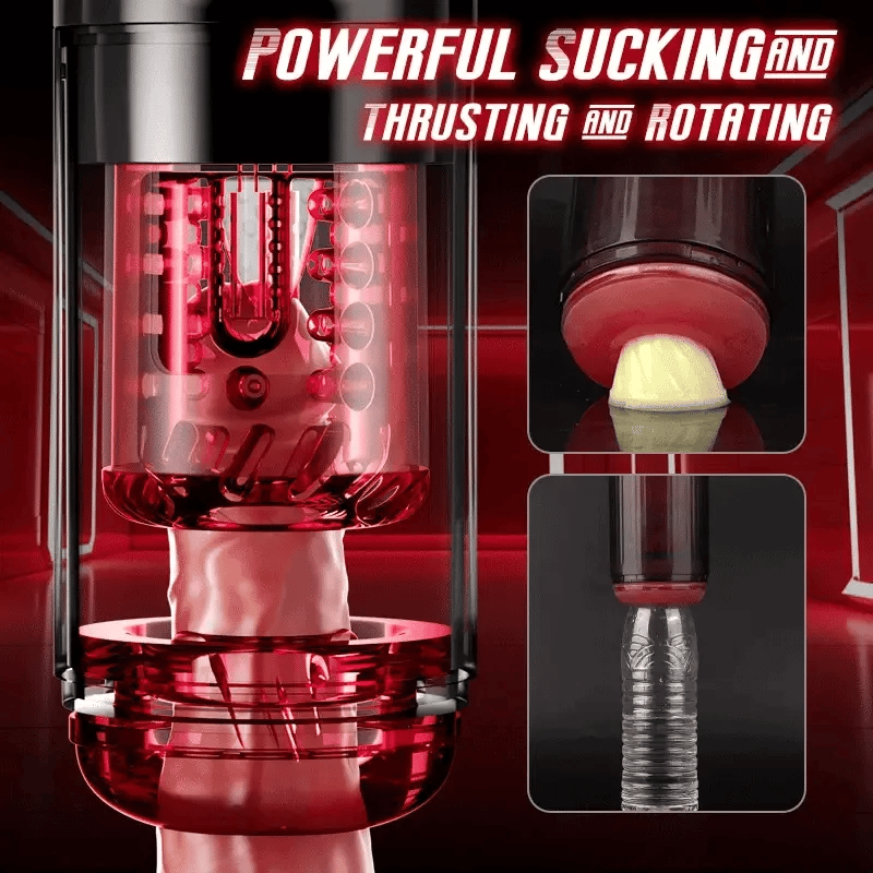 XR4 Pro: Blowjob Machine with App Control, Multi-Action Power & Waterproof Design