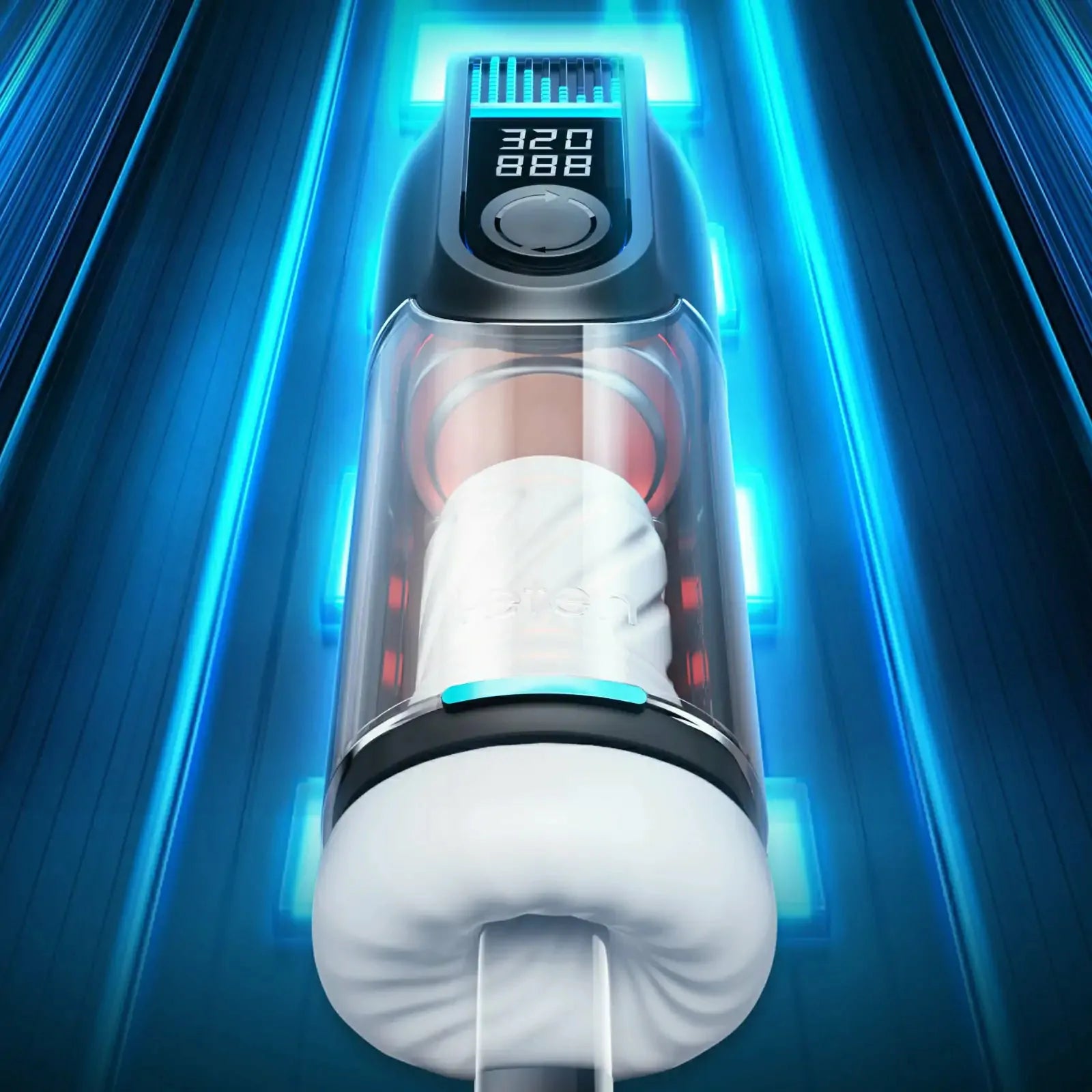 XT27: Blowjob Machine with 320 SPM Thrusting, Dual Heat & LED Dashboard