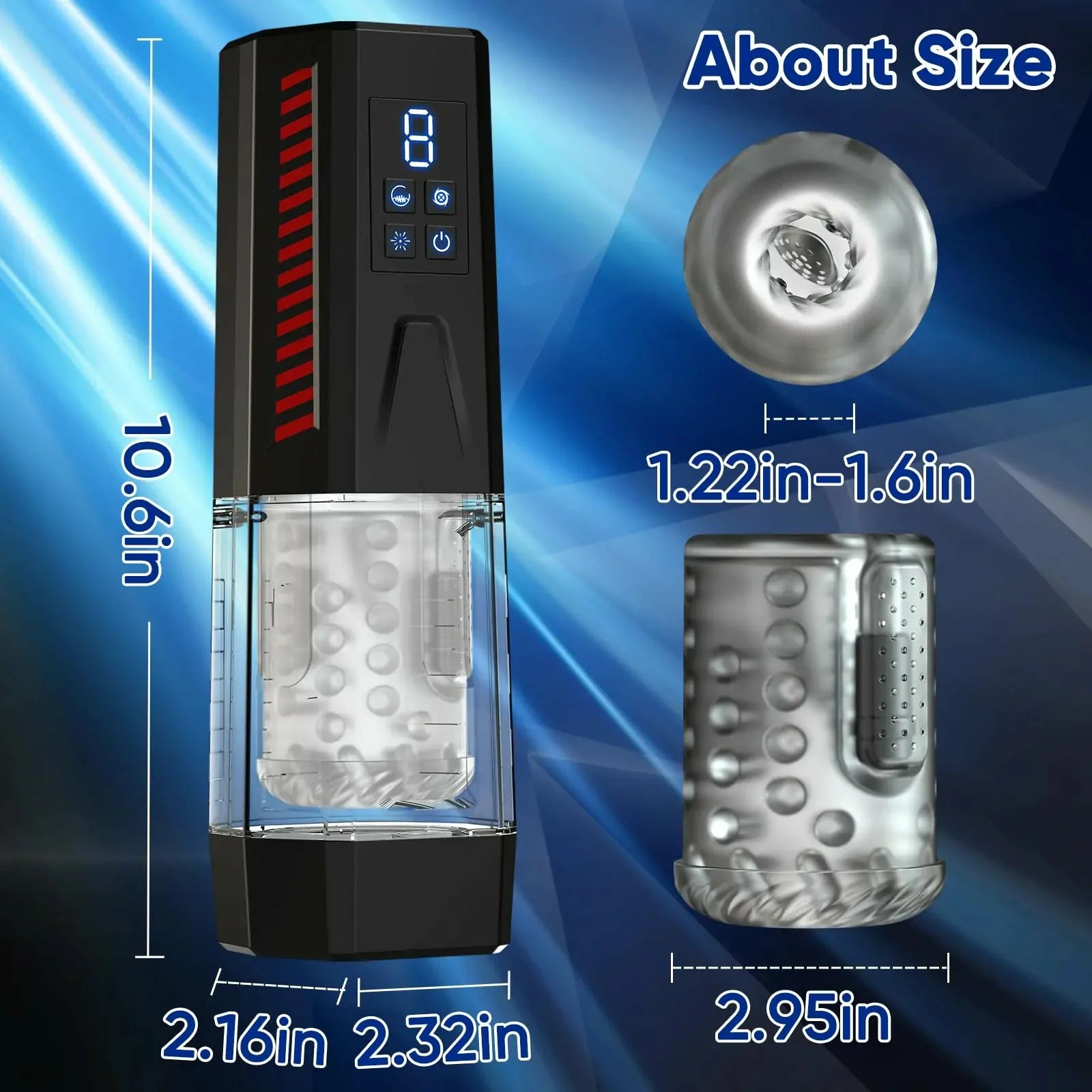 XR6: Blowjob Machine with Thrusting, Rotation, Vibration & Tongue