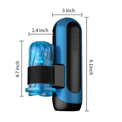 XT25: Male Stroker with 700 SPM Motor, 3-Inch Stroke & Removable Vibration