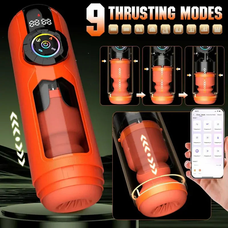 XT12: Male Masturbator with 5-in-1 Motion, Heating & App Control Highlights: