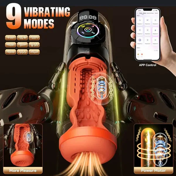 XT12: Male Masturbator with 5-in-1 Motion, Heating & App Control Highlights: