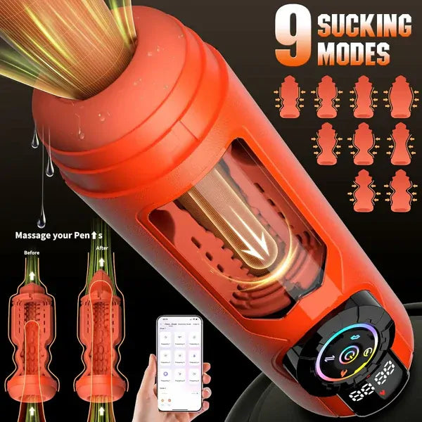 XT12: Male Masturbator with 5-in-1 Motion, Heating & App Control Highlights: