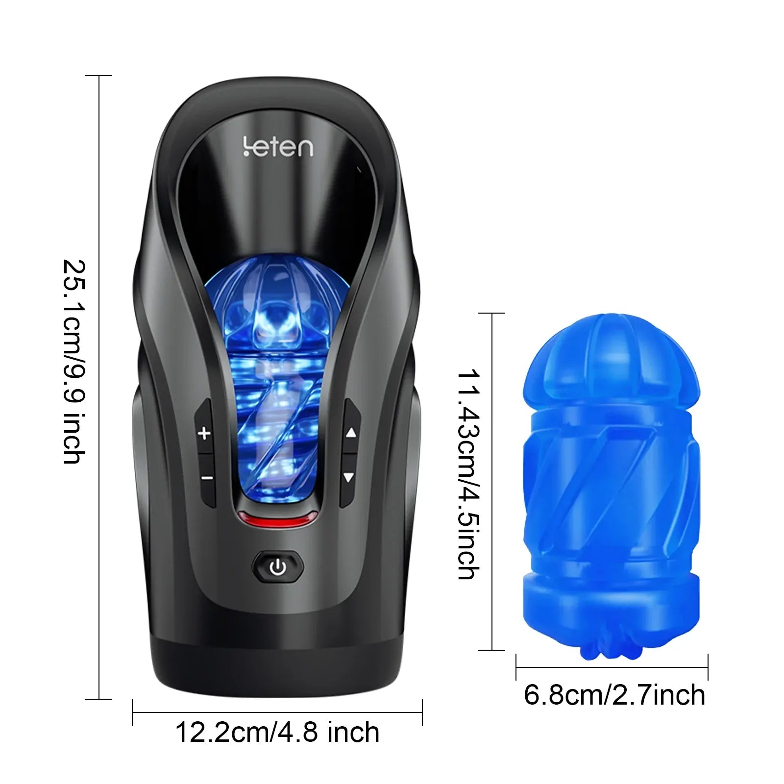 XT5 Mini: Male Masturbator with 600 SPM Motor, Dual Sleeves & 100 Patterns