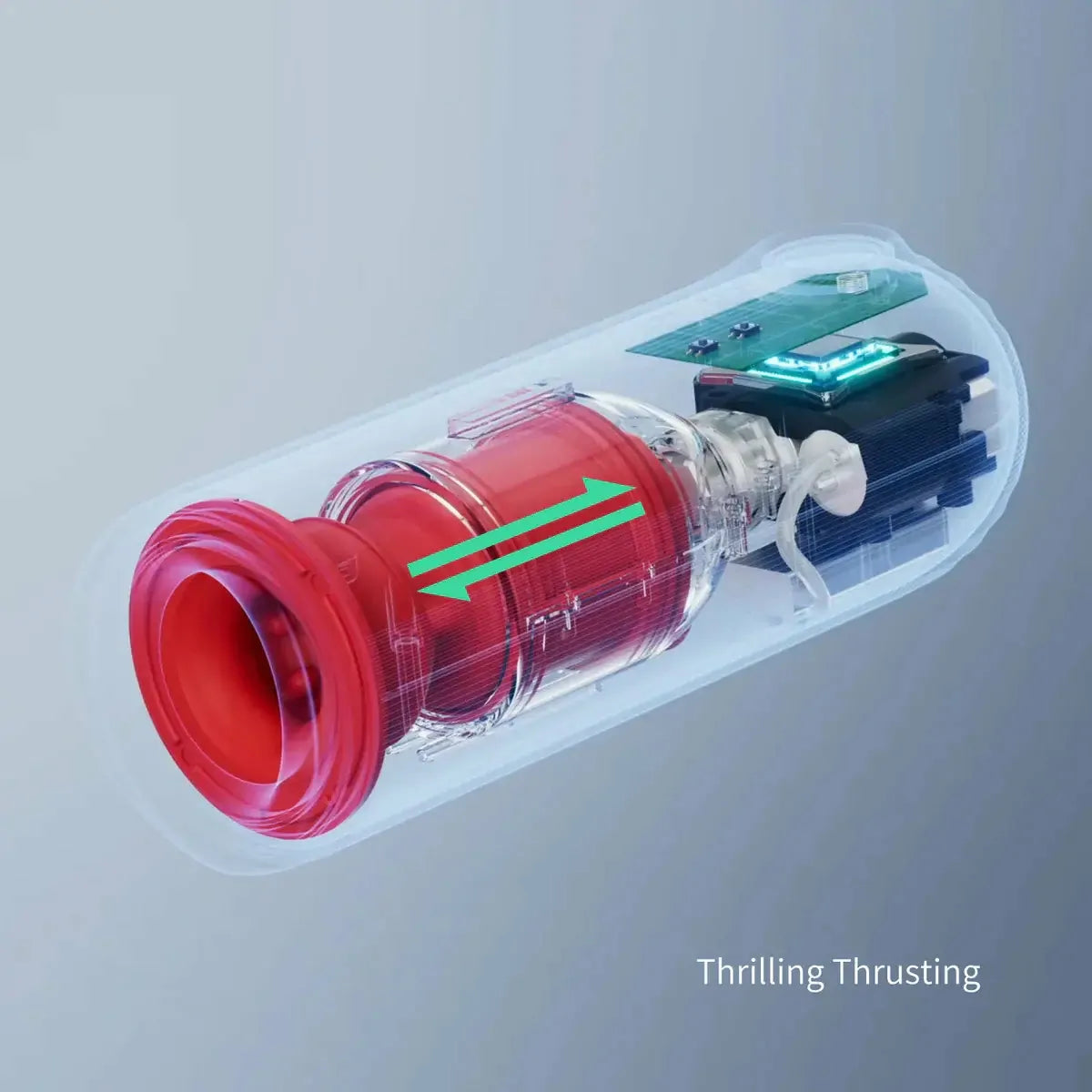XT9: Male Masturbator with 360° Contraction, Thrusting & Fully Waterproof