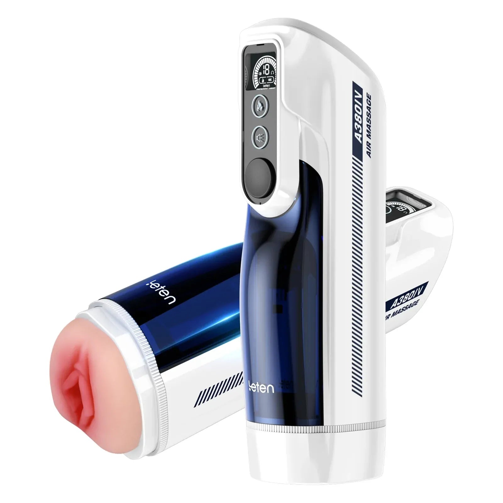 XT9 Plus: Male Masturbator with Rocking Thrust, Heat, Voice